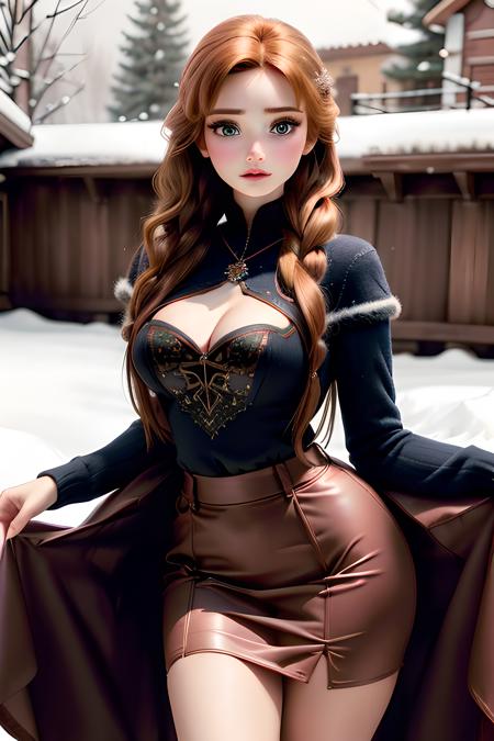 Anna from Frozen - HyperRealistic - NSFW - LoRA