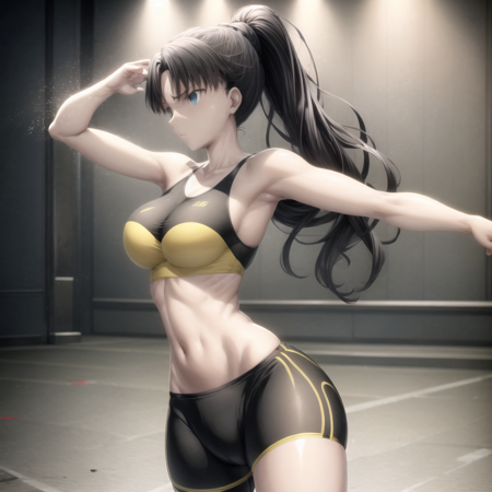 Rin tohsaka  LORA and(Pony)  from fate stay night visual novel