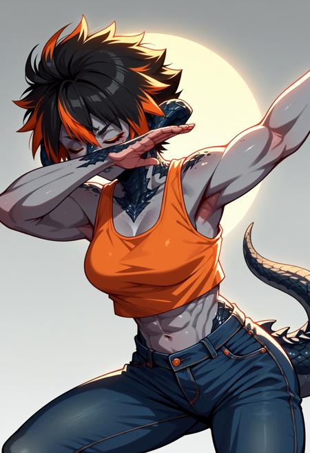 Dabbing Concept - Lora Pony