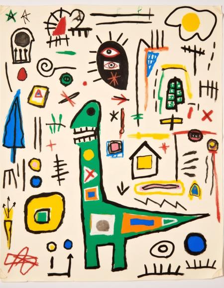 Jean-Michel Basquiat style