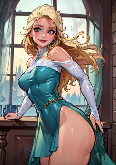 Elsa (Frozen) Disney Princess, by YeiyeiArt