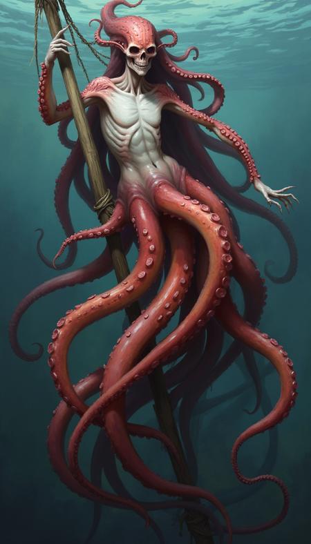 Cephalyra - Human/Squid hybrid - FLUX