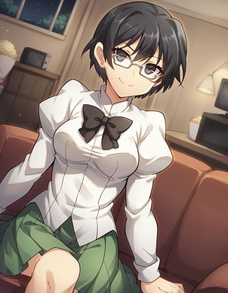 Shizune Hakamichi (羽加道 静音) - Disability Girls (Katawa Shoujo) (かたわ少女)