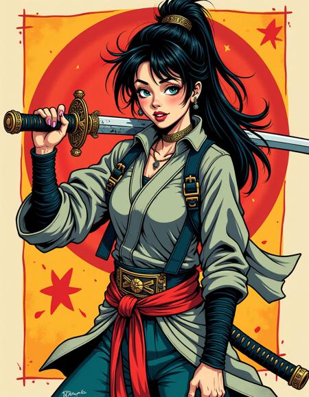 Neo-Pop Comic Punk Style