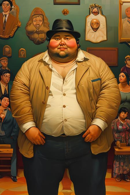 style of Fernando Botero 145