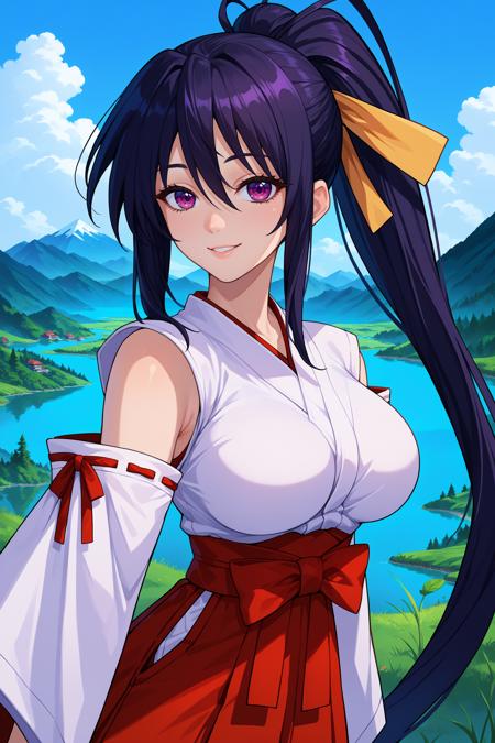 Akeno Himejima/姫島 朱乃 (High School DxD) SDXL LoRA [Pony Diffusion]