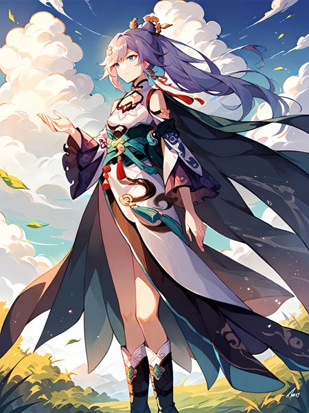 Honkai Impact 3rd-Fu Hua-Azure Empyrea | 崩坏三-符华-云墨丹心