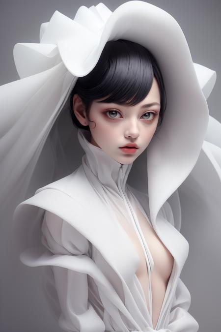 white issey miyake 三宅一生白