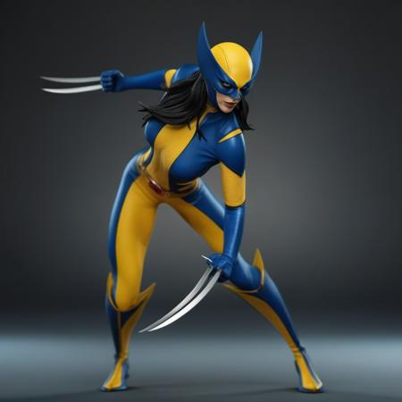 X-23 - Classic Wolverine suit - SDXL - Realistic & Comics