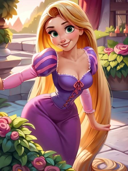 Rapunzel (Tangled) Disney Princess - SD 1.5 | XL PONY - by YeiyeiArt