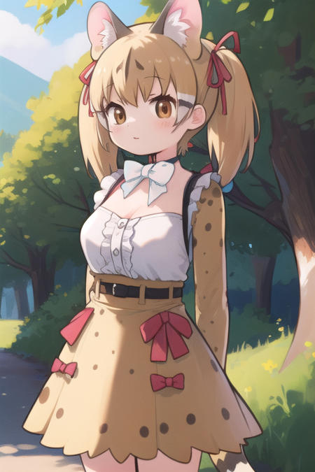Large-Spotted Genet (Kemono Friends) / ジェネット (けものフレンズ) / 斑獛 (動物朋友)