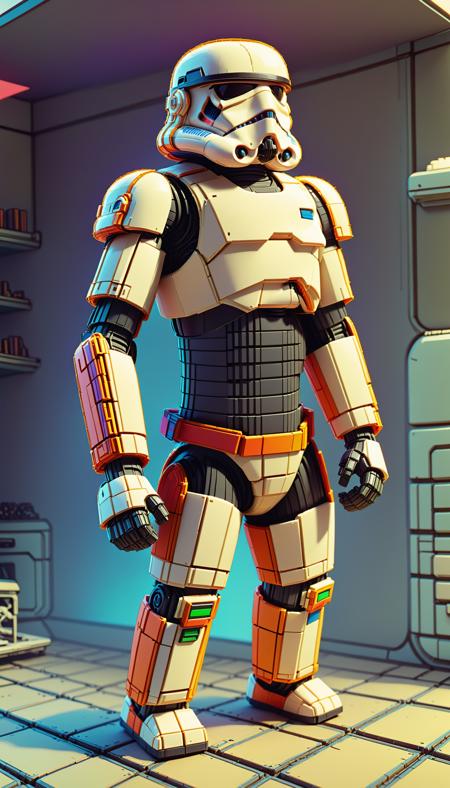 NES Voxel Style SDXL