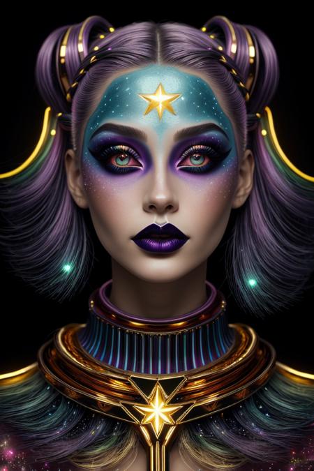 Celestial Chromatic with Bodypaint: A Symphony of Light and Color ?✨?