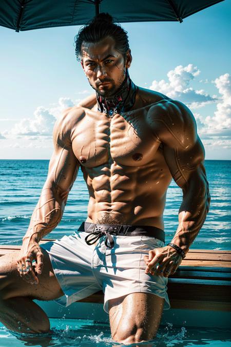 Goro Takemura from Cyberpunk 2077