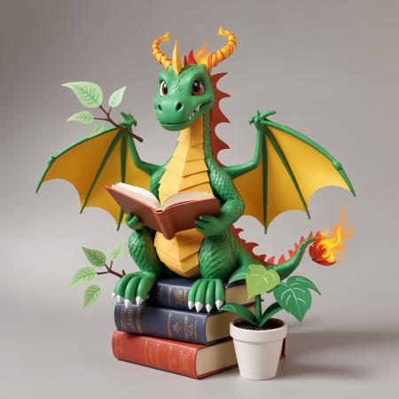 Fresh Ideas@A cartoon dragon who practices spells版本v1.0 (ID: 589112)