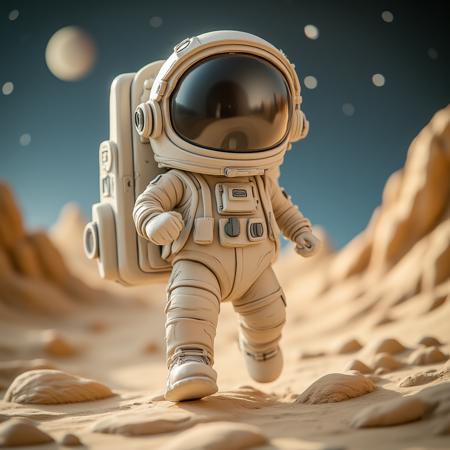 【3D chibi toy】Air dry clay style - FLUX