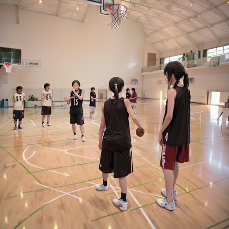 体育館 Japanese school gymnasium SD15