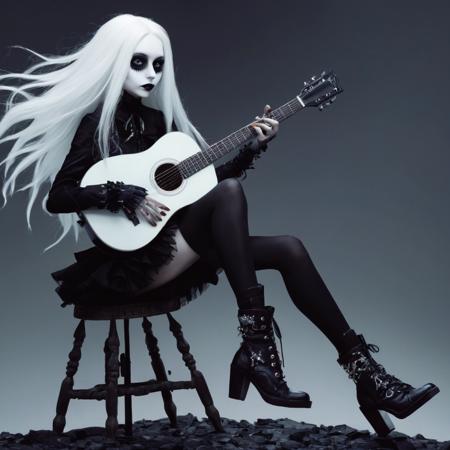 Tim Burton Female Diffusion SDXL