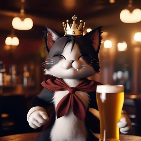 Cait Sith - Final Fantasy VII - SDXL