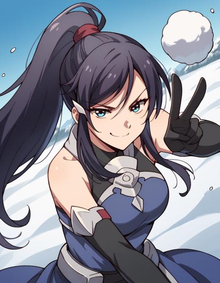 Setsuna Shiga (志賀 刹那) - Black Summoner (Kuro no Shoukanshi) (黒の召喚士)
