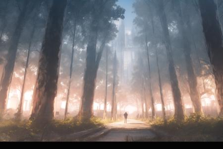 [LoRa] Birch Light / シラカバの光 / 白樺樹之光 Concept (With multires noise version)