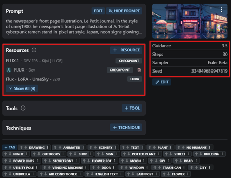 Outpainting simple workflow FLUX | UPSCALE | LORA | GGUF | CIVITAI Metadata