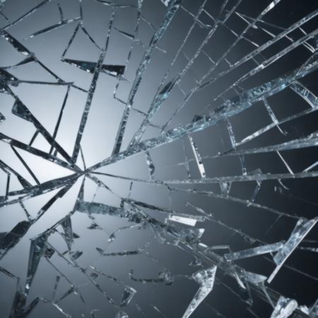 Broken glass texture