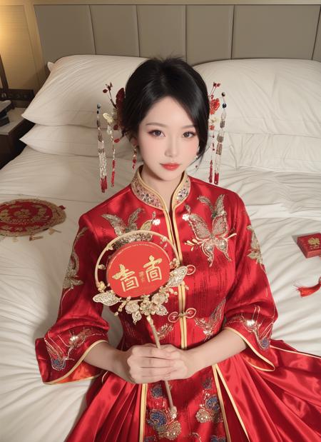 chinese red wedding dress