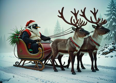 Santa Penguin [SDXL]