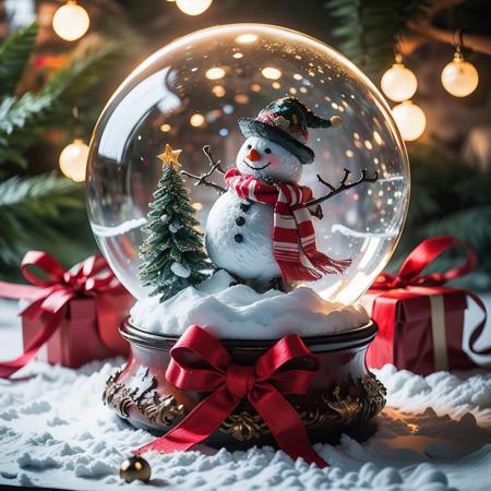 Christmas crystal ball