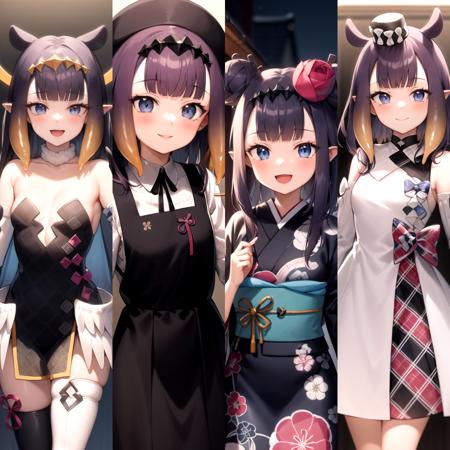 Ninomae Ina'nis (Hololive) 5 outfits版本v2 (ID: 36619)