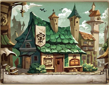 Voice of cards: the isle dragon roars, Landscape Cards