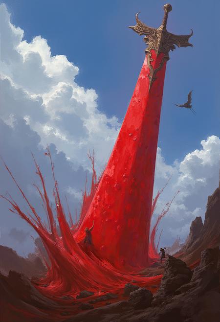 zhongfenghuaStyle_FLUX_ Lora | 厚涂笔触_FLUX版_ Lora