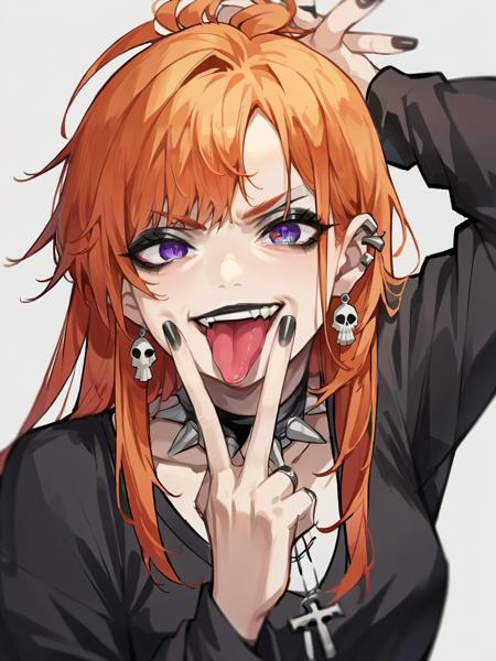 V Over Face