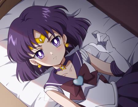Hotaru Tomoe (土萠 ほたる) / Sailor Saturn (セーラーサターン) - Sailor Moon (美少女戦士セーラームーン) - COMMISSION W/ DATASET