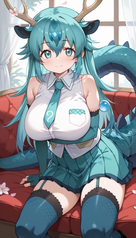 真・青龍 (けものフレンズ) / Blue Dragon (Kemono Friends) [Pony Diffusion]版本v1.0 (ID: 721606)