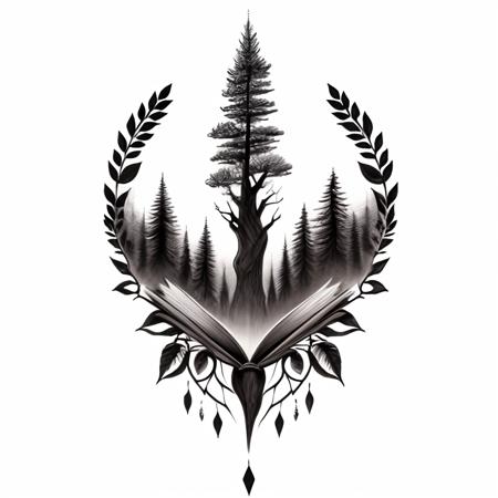 Minimalist tattoo designs (SD1.5 & NAI available)