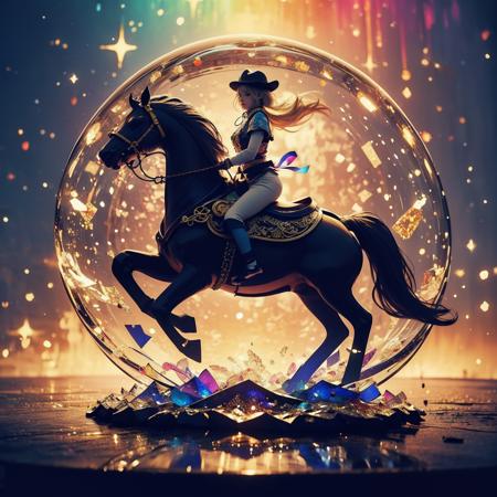 Christmas crystal ball