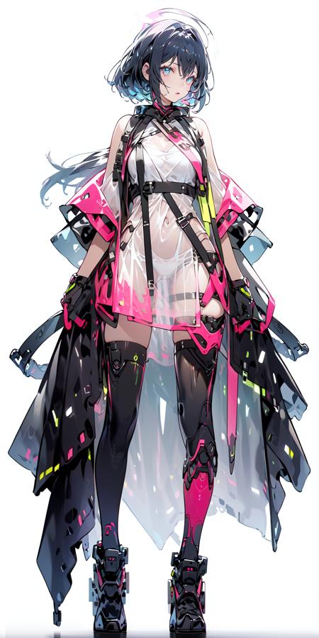 赛博girl/Cyberpunk girl/立绘 服设 人物 Lora