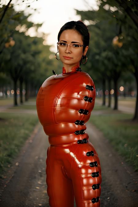 Inflatable Latex Catsuit