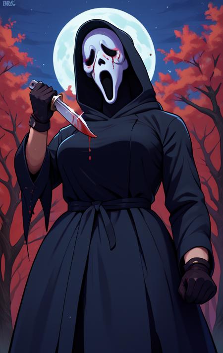 GhostFace / Scream (NSFW/SFW) SDXL LORA PONY版本v1.0 (ID: 479983)