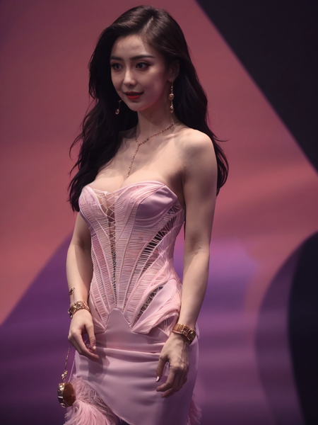 一个酷似Angelababy-杨颖的女性