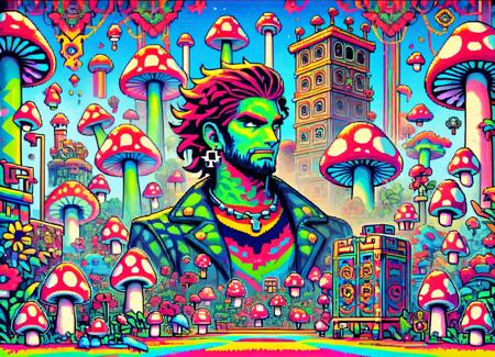 DonM - Shroom Kingdom 8bit [SD,SDXL,Pony]