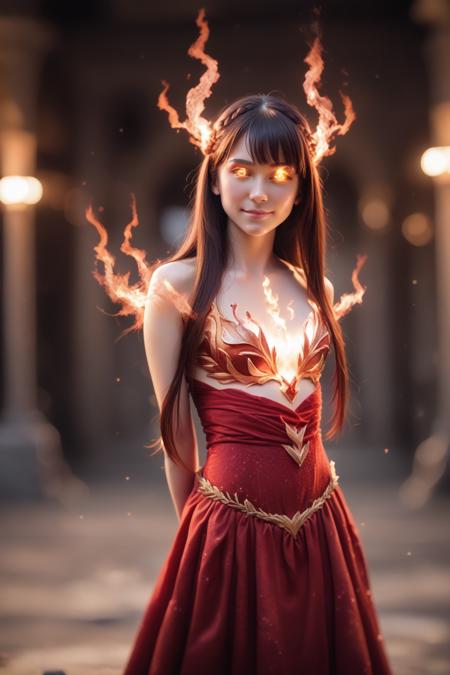 Fire Girl & Fire Aura [Pony XL]版本v1 (ID: 450147)