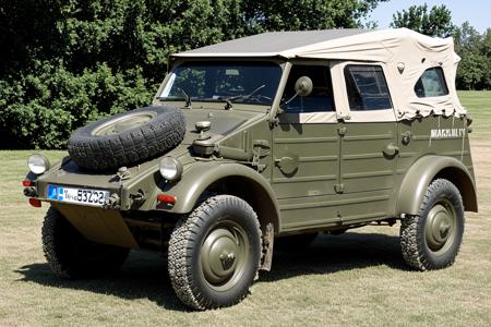 Kübelwagen - German WW2 military vehicle from Volkswagen