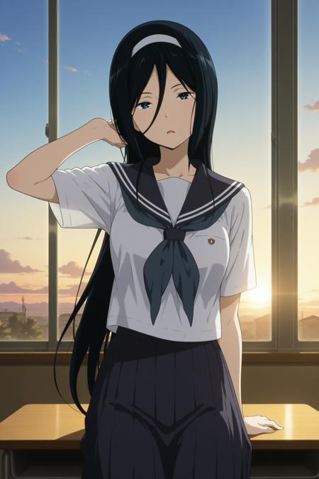 Fuyumi Irisu (入須冬実) - Hyouka (氷菓) (2 Outfits)
