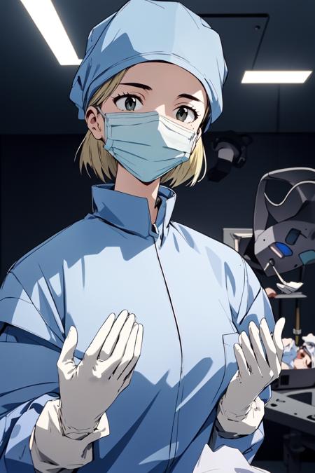 Surgeon Hands Up