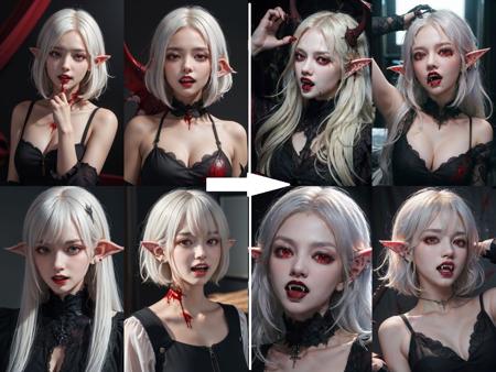 fangs vampire teeth | 尖牙