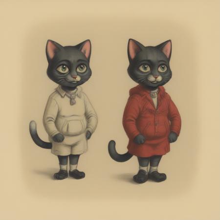 Fake Old Style Cartoon