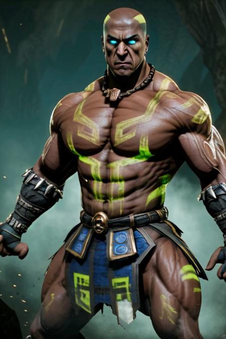 Kotal Kahn MK11 Bald Version